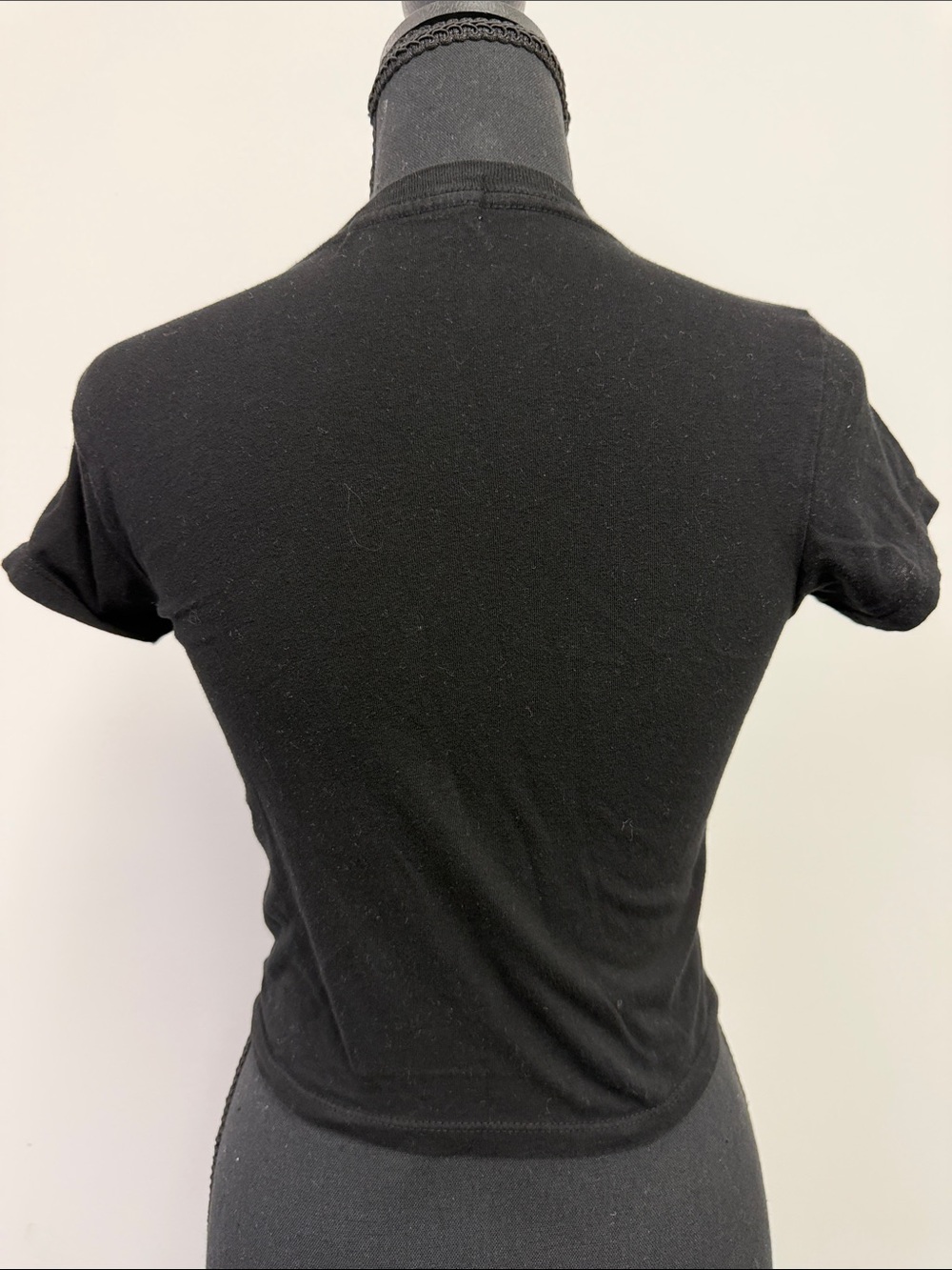 TALENTLESS Black Fitted Crewneck Short Sleeve Tee - Picture 3 of 6